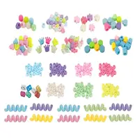 Набір бісеру BRAIDED, 3 в 1, стайлер, кольорові нитки, намистини. Multicolor (140763)