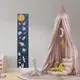 Детская наклейка ростомер Космос 155 х 30 см БП-РК