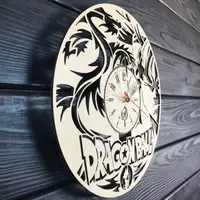 Незвичайний дерев'яний годинник в інтер'єр «Dragon Ball»