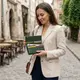 Кошелек на магнитах с клапаном женский ST Leather 19240 Зеленый