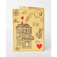 Обкладинка на паспорт Lovely. Бежевий