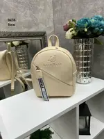 Беж — стильний, молодіжний та мініатюрний рюкзак Lady Bags на блискавці (0438)
