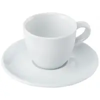 Набір з 4 чашок із блюдцем Güral Bistro 70 мл білий