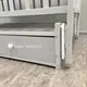 Кровать детская Baby Comfort Малюк с ящиком и маятником серый