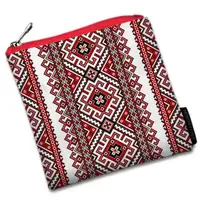 Косметичка квадратная Basic Вышиванка 16x16 см (KB_22U002_KR)