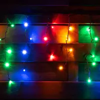 Светодиодная гирлянда Novogod'ko Бахрома 973771 2.1х0.7 м84 LED мультиколор