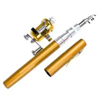 Складная походная мини-удочка + катушка Fish Rod Gold (2595)