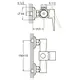 Смеситель HK Ø35 для душа AQUATICA HK-1D130C (9732300)