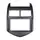 Переходная рамка Lesko 9" Chevrolet Aveo 2011-2018 Sonic 2011-2018 Holden Barina 2011-2018 3727 Black