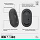Мышь компьютерная безпроводная Logitech POP Mouse Graphite L910-007412 графитовая