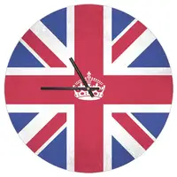 Часы настенные круглые Флаг Великобритании 36 см (CHR_P_15M035)