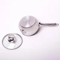 Ківш з кришкою з нержавіючої сталі на 2,1 л Kamille KM-4021S