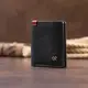 Стильное портмоне-кредитница комби в гладкой коже GRANDE PELLE 11327 Черное