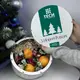 Оригинальный бокс с логотипом для корпоративного подарка, круглая коробка с индивидуальным дизайном