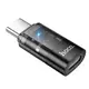 Переходник HOCO C male to iP female transparent adapter UA36D |480Mbps, 3A|