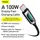 Кабель Baseus Display Fast Charging Data Cable Type-C to Type-C |1m, 100W/5A|