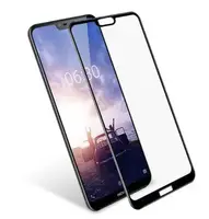 Защитное стекло Lion для Nokia 7.1 3D Perfect Protection Full Glue, Black