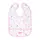 Слюнявчик клеёнчатый с липучкой Akuku A0183 pink