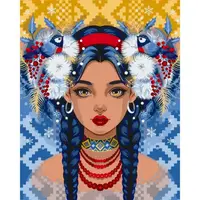 Картина по номерам "Юная зима" ©POLLYPOP92 10002-AC 40x50 см
