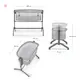 Приставная кроватка-люлька Kinderkraft Bea Grey KLBEA000GRY0000