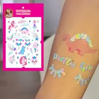 Тимчасові тату-перебивки "Unicorn mood голограма"