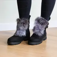 Черевики жіночі зимові Fashion Beast 2334 36 розмір 23,5 см Чорний