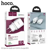 Адаптер мережний HOCO Special FCP, AFC N3 | 1USB, 18W/3A, QC3.0 | (Safety Certified)