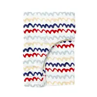 Простынь на резинке в детскую кроватку 70х140 WAVY LINES