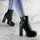 Ботильоны женские Fashion Leah 2368 39 размер 25,5 см Черный