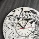 Бесшумные настенные часы из дерева в детскую «Мадагаскар»