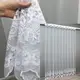 Тюль фатин с вышивкой. Цвет белый. Код 1821т