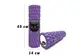 Массажный ролик EasyFit Grid Roller 45 см v.2.1 Фиолетовый