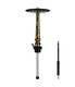 Кальян Tiaga Hookah Astra, золотый, стильный дизайн, высота 53 см на колбе Craft Black