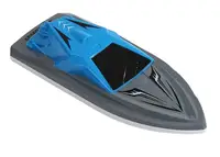 Катер на радіокеруванні Speed Boat, акумулятор 3.7 V, пульт 2.4GHz, підсвічування, 2 мотори, 2 запасні гвинти, викрутка. Blue and gray (149887)