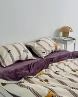 Постільна білизна євро Dushka Home Сатин Плюш 21237 200х220 см