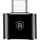 Адаптер-переходник Baseus USB Female To Type-C Male, Black (CATOTG-01)