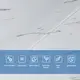 Самоклеющаяся 3D панель 700х700х4мм Белая мраморная плитка (364) SW-00001142