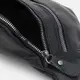 Мужская кожаная поясная сумка Borsa Leather K1018bl-black