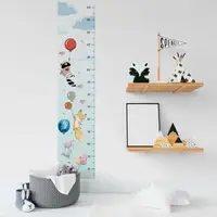 Дитяча наклейка. ростомір тварини на кулях 30х155 15082151