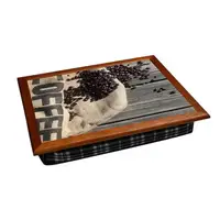 Поднос на подушке цветной BST 710057 44*36 Coffe