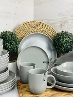 Сервиз столовый Ardesto Cremona Dusty grey AR0024GRC/2 24 предмета серый