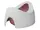 Горщик TEGGI white-pink