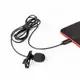 Петличный микрофон для iPhone, iPad с разъемом Lightning Lavalier JH-041 (96452)
