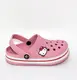 Детские розовые кроксы для девочек Hello Kitty розовый