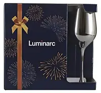 Набір келихів для вина Luminarc Celeste Shyni Graphite P1565/1 6 шт 270 мл