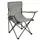 Стул раскладной со спинкой Camping quad chair HX 001 с подстаканником Серый