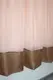 Кухонная занавесь на карниз 1,5-2м. Цвет персиковый с коричневым. Код 047к
