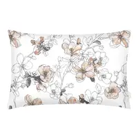 Евро постельное белье с простыней на резинке PASTEL FLOWERS CS4