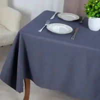Скатертина водовідштовхувальна ТЕП Aquastop Dark Gray С-04222-30301 150х150 см темно-сіра