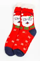 Носки-валенки  теплые, шерстяные, цвет красный, 151R2035